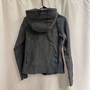 Lululemon Gray Scuba Hoodie Zip-Up Jacket